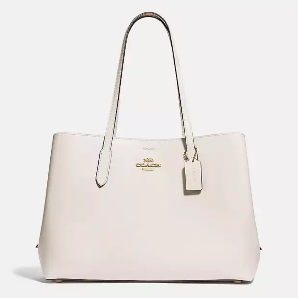 NWOT COACH AVENUE CARRYALL TOTE CREAM WITH GOLD ACCENTS F48733 - Picture 2 of 10